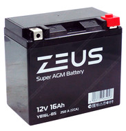 Аккумулятор ZEUS SUPER AGM 16 Ач о.п. (YB16L-BS)