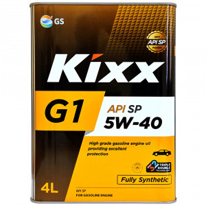 Масло моторное 5W-40 Kixx G1 SP синтетическое 4л